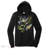 Black Fly Crappie Bluegill Fishing Panfish Flies Jig Women's Hoodie thumb 0