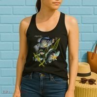 Black Fly Crappie Bluegill Fishing Panfish Flies Jig Women's Tank Top thumb 2