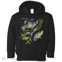 Black Fly Crappie Bluegill Fishing Panfish Flies Jig Toddler Hoodie thumb 0