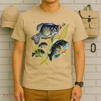Black Fly Crappie Bluegill Fishing Panfish Flies Jig T-Shirt thumb 6