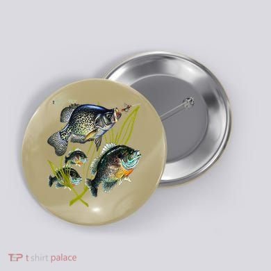 Black Fly Crappie Bluegill Fishing Panfish Flies Jig Button