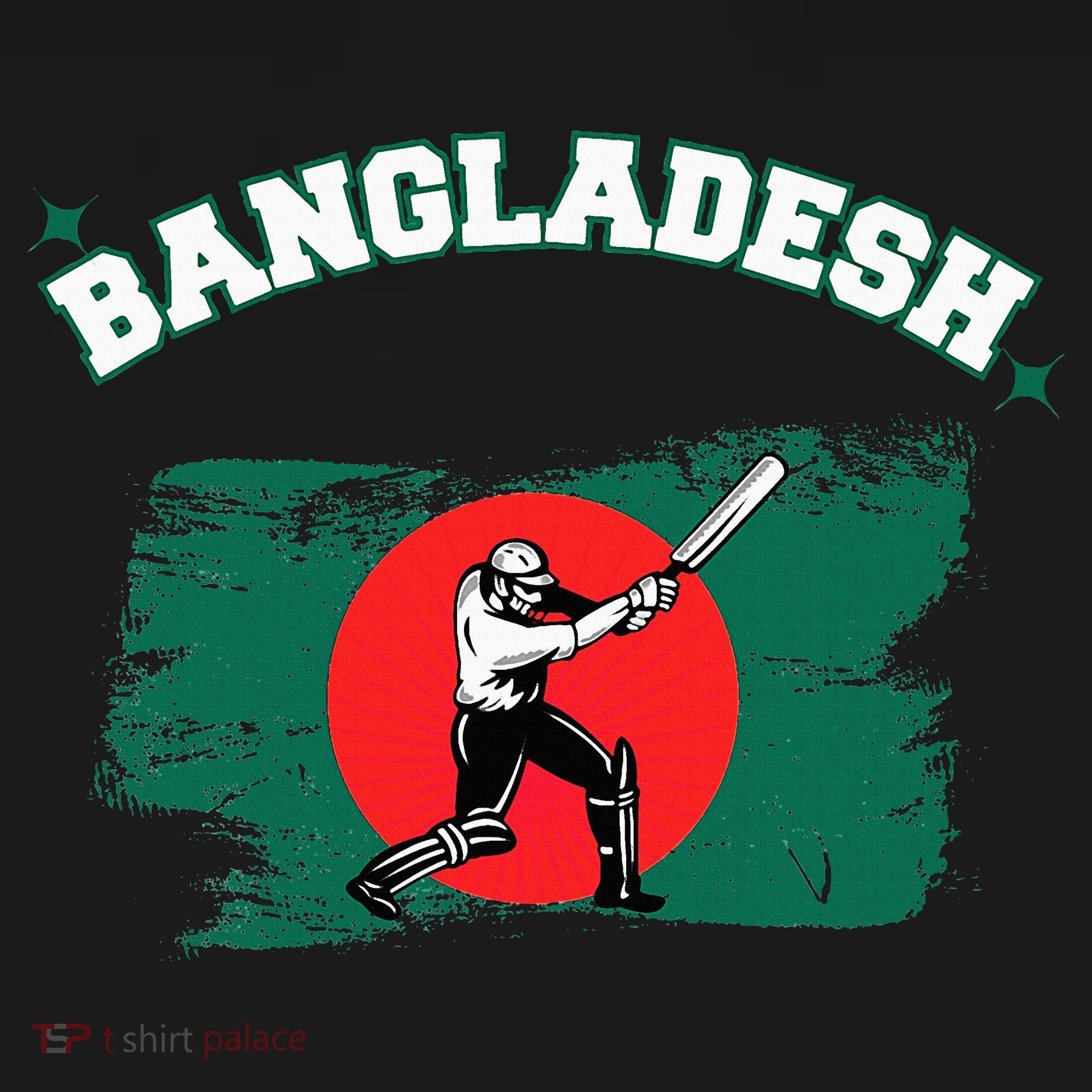 Bangladesh Flag Cricket Jersey Fans Player Women's Hoodie