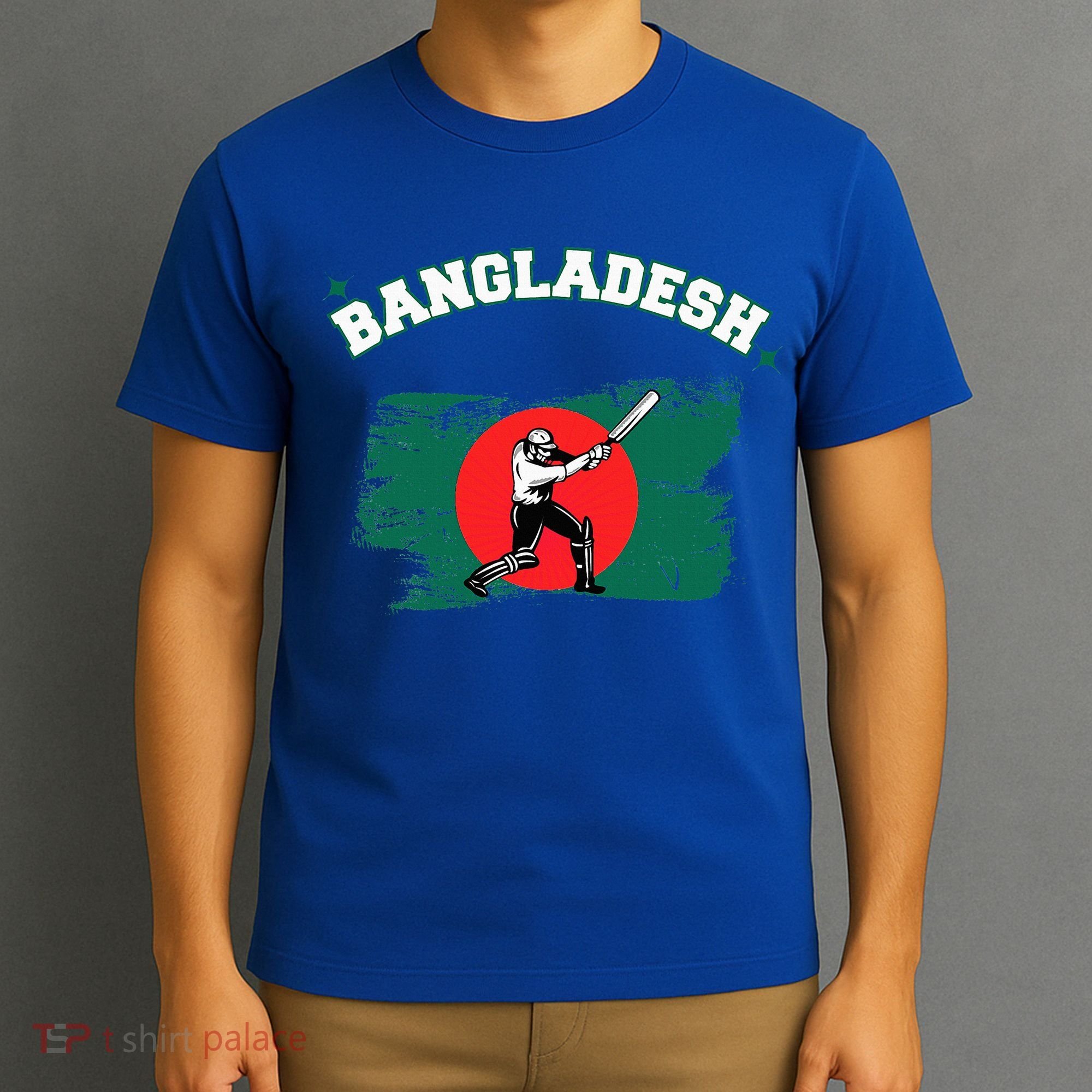 Bangladesh Flag Cricket Jersey Fans Player T-Shirt