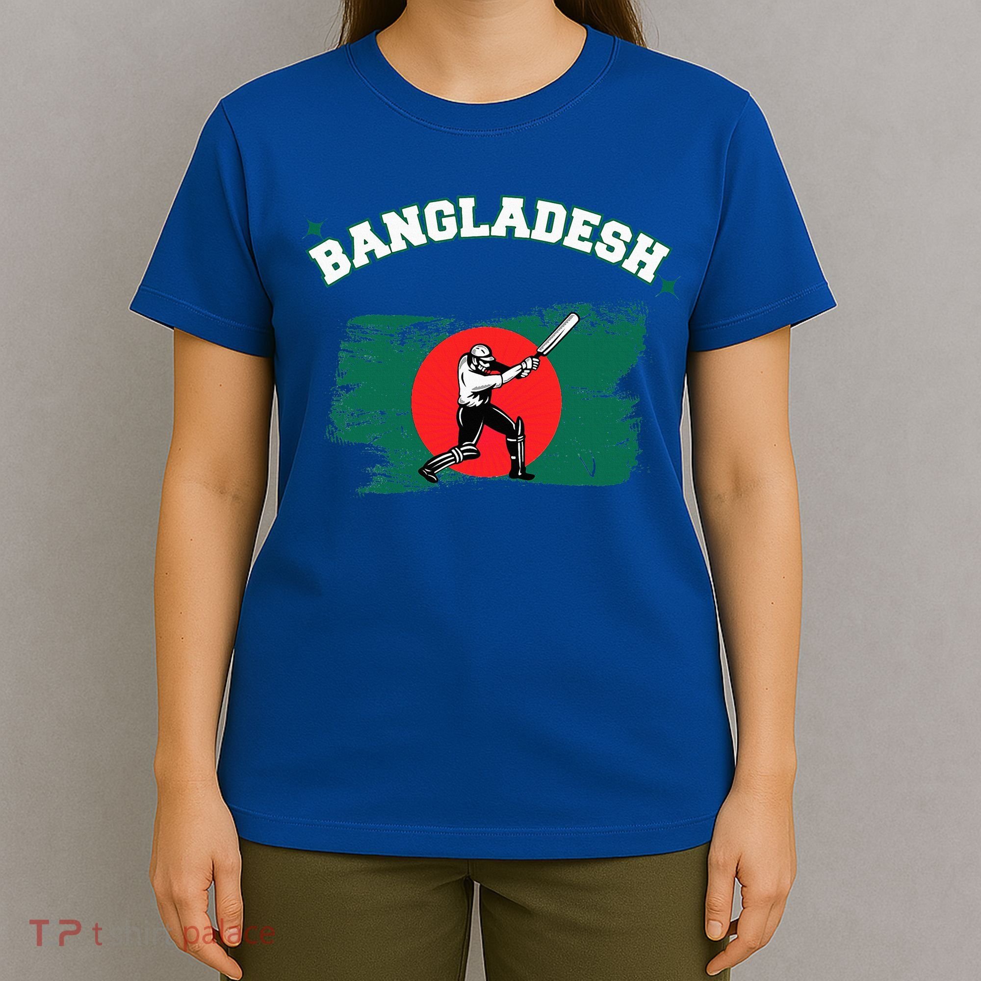 Bangladesh Flag Cricket Jersey Fans Player T-Shirt