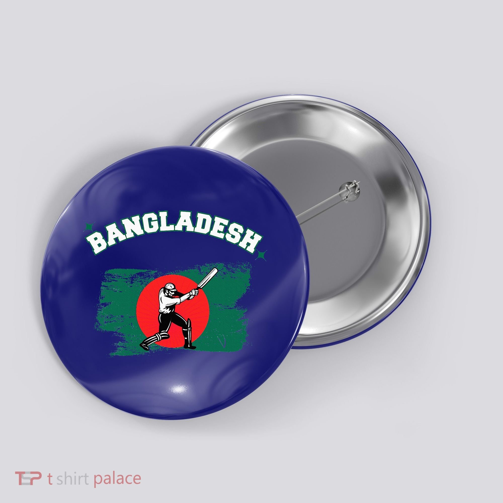 Bangladesh Flag Cricket Jersey Fans Player Button