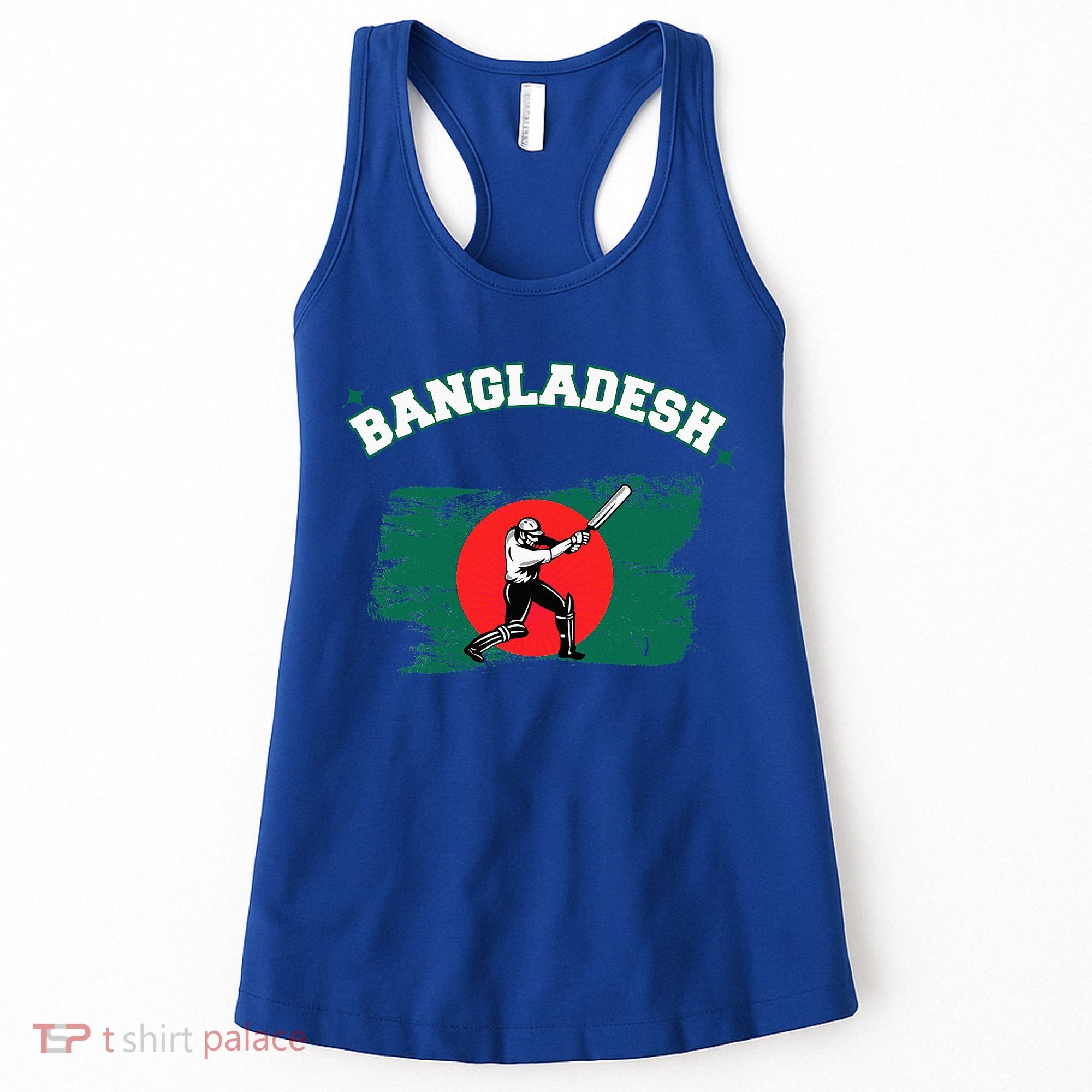 Bangladesh Flag Cricket Jersey Fans Player Women's Tank Top