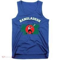Bangladesh Flag Cricket Jersey Fans Player Tank Top thumb 0