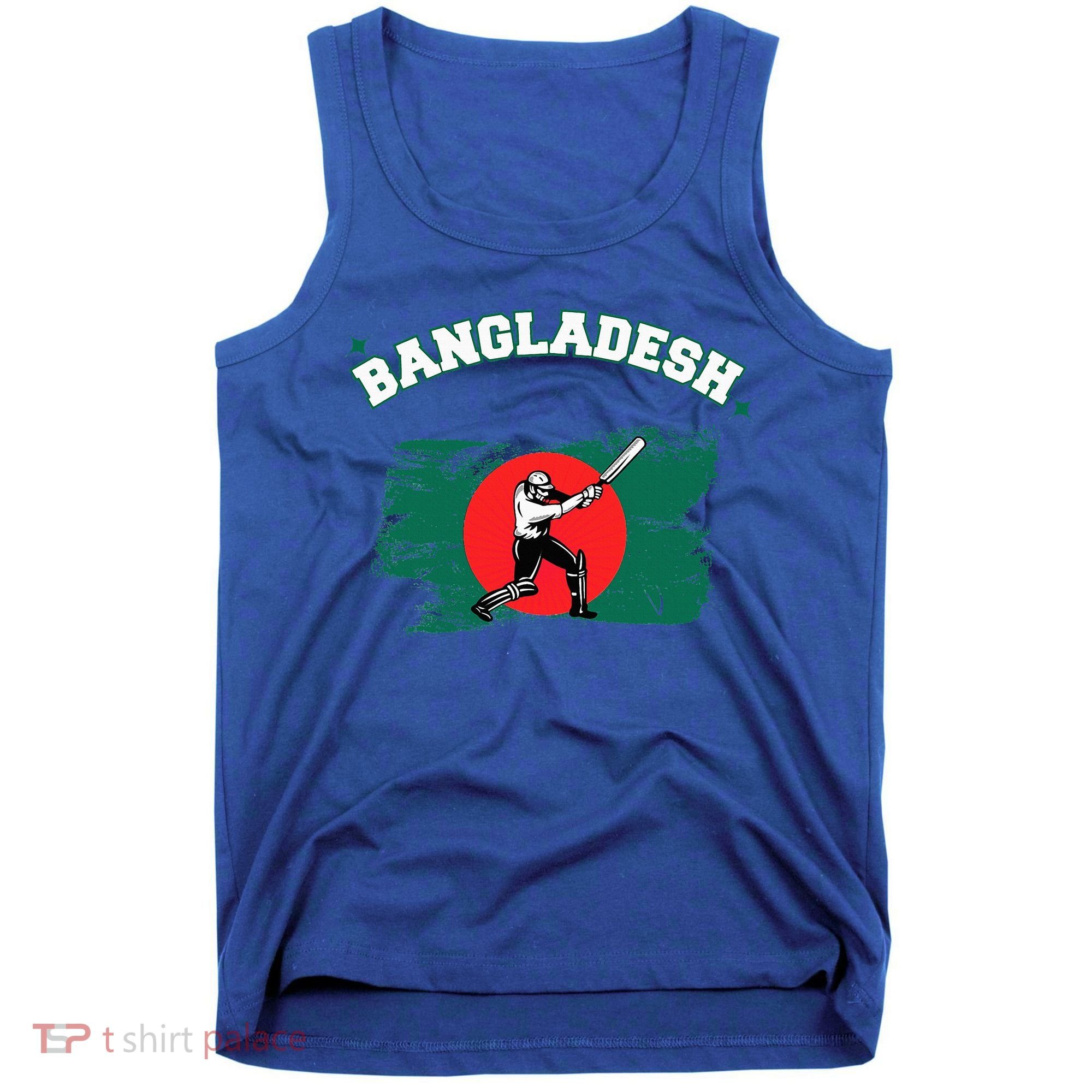 Bangladesh Flag Cricket Jersey Fans Player Tank Top