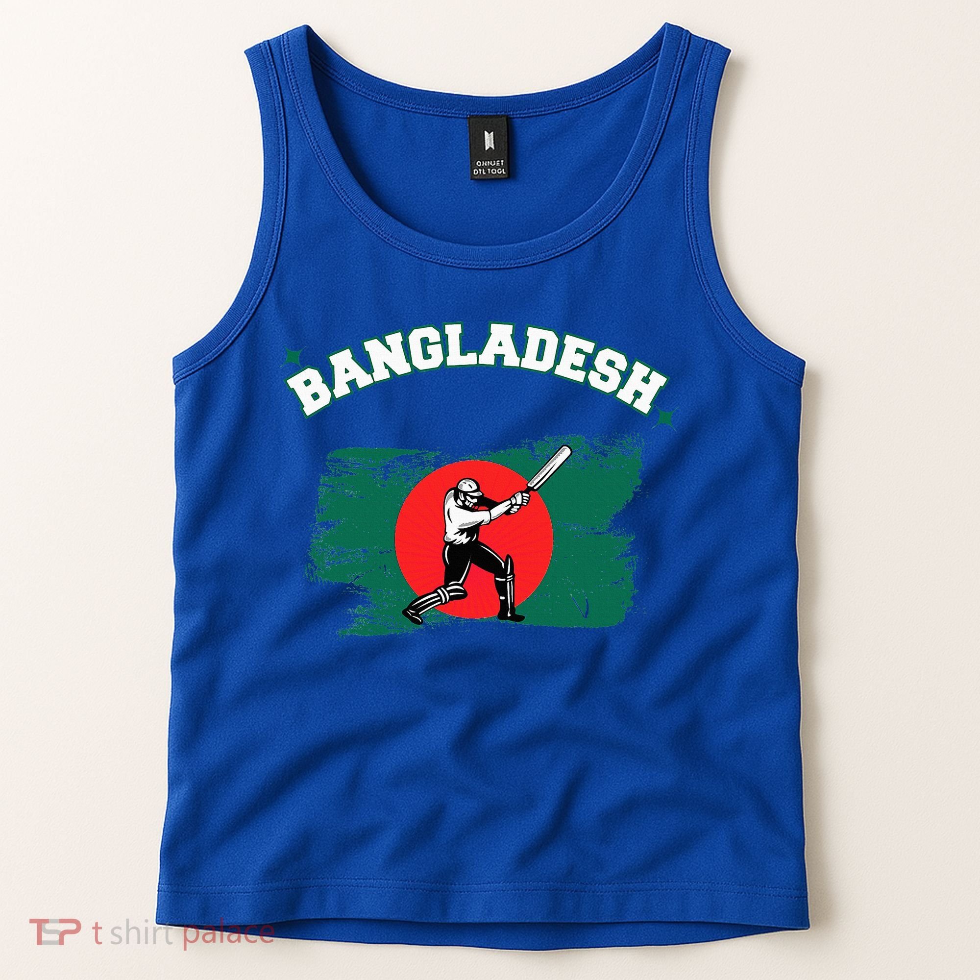 Bangladesh Flag Cricket Jersey Fans Player Tank Top