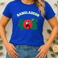 Bangladesh Flag Cricket Jersey Fans Player Women's T-Shirt thumb 2