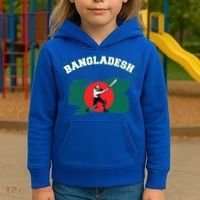 Bangladesh Flag Cricket Jersey Fans Player Kids Hoodie thumb 3