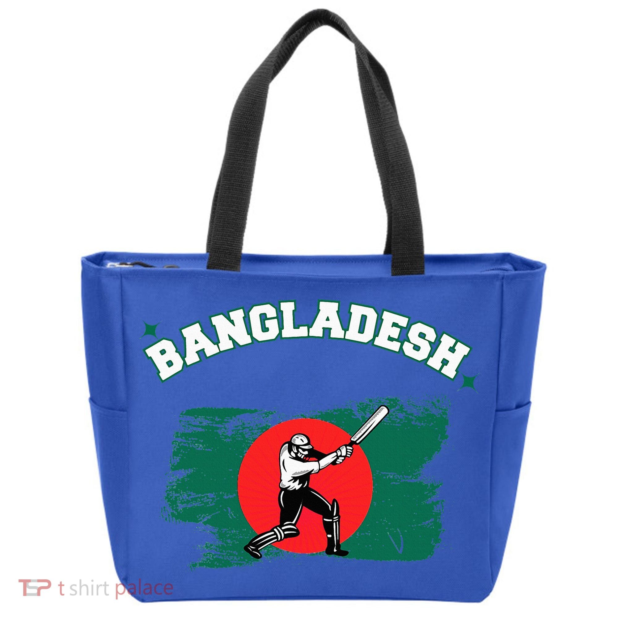Bangladesh Flag Cricket Jersey Fans Player Tote Bag