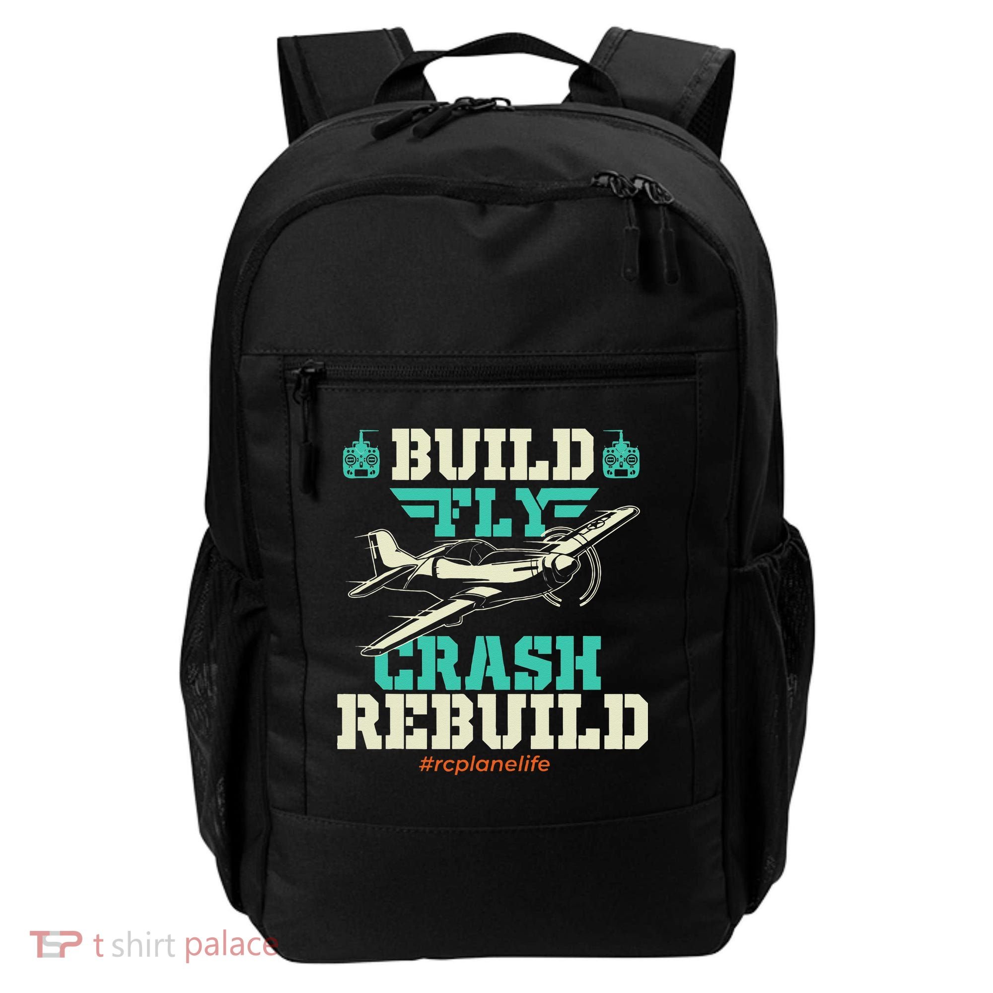 Build Fly Crash Rebuild RC Airplane Pilot RC Plane Backpack