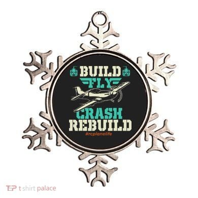 Build Fly Crash Rebuild RC Airplane Pilot RC Plane Ornament