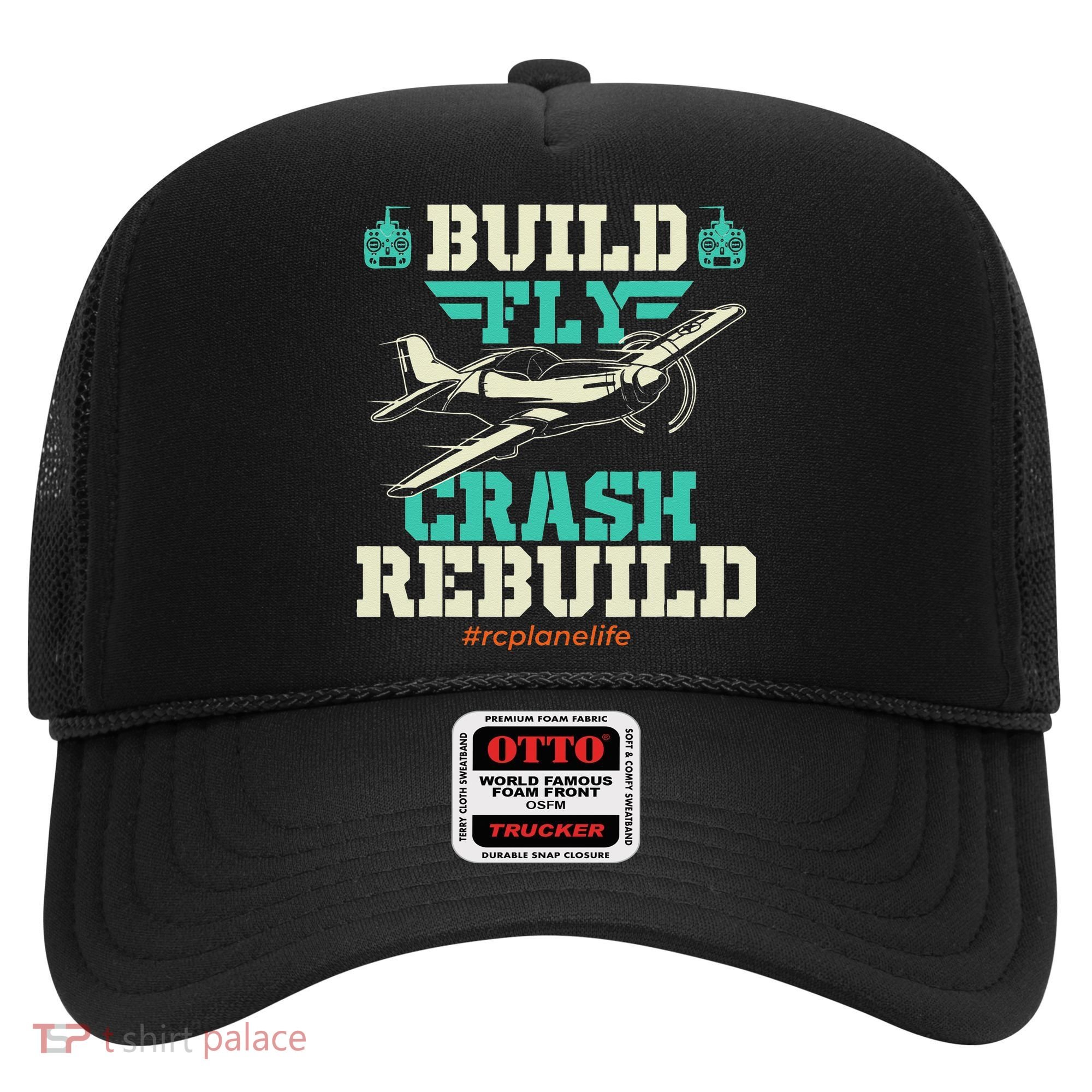 Build Fly Crash Rebuild RC Airplane Pilot RC Plane Hat