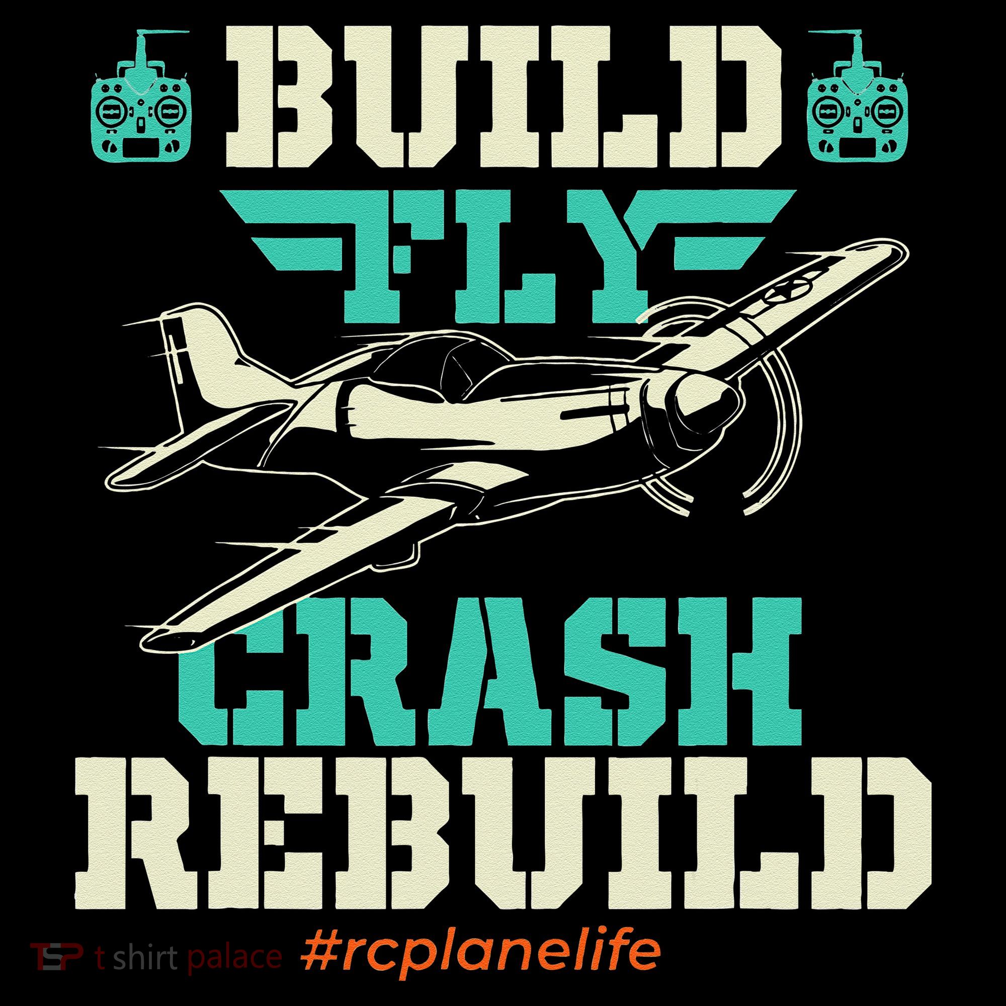 Build Fly Crash Rebuild RC Airplane Pilot RC Plane Visor