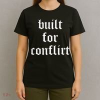 Built For Conflict Funny Gym Workout Lovers T-Shirt thumb 4