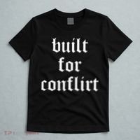 Built For Conflict Funny Gym Workout Lovers T-Shirt thumb 5
