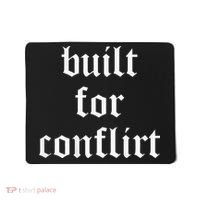 Built For Conflict Funny Gym Workout Lovers Mousepad thumb 0