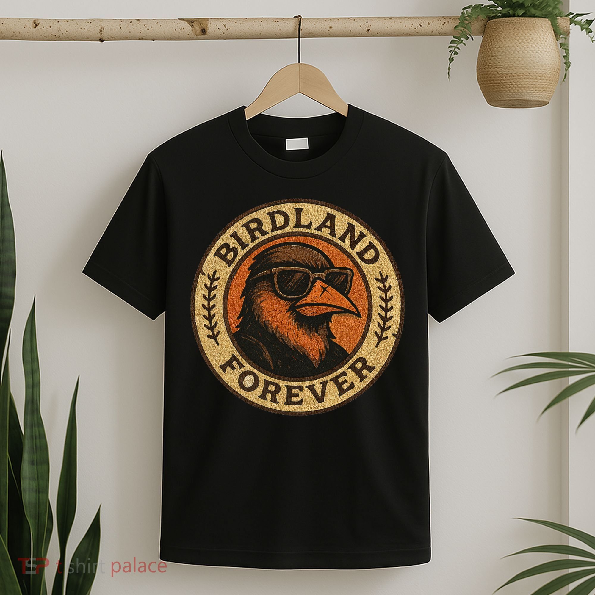 Birdland Forever Cool Retro Oriole Gift For Women T-Shirt