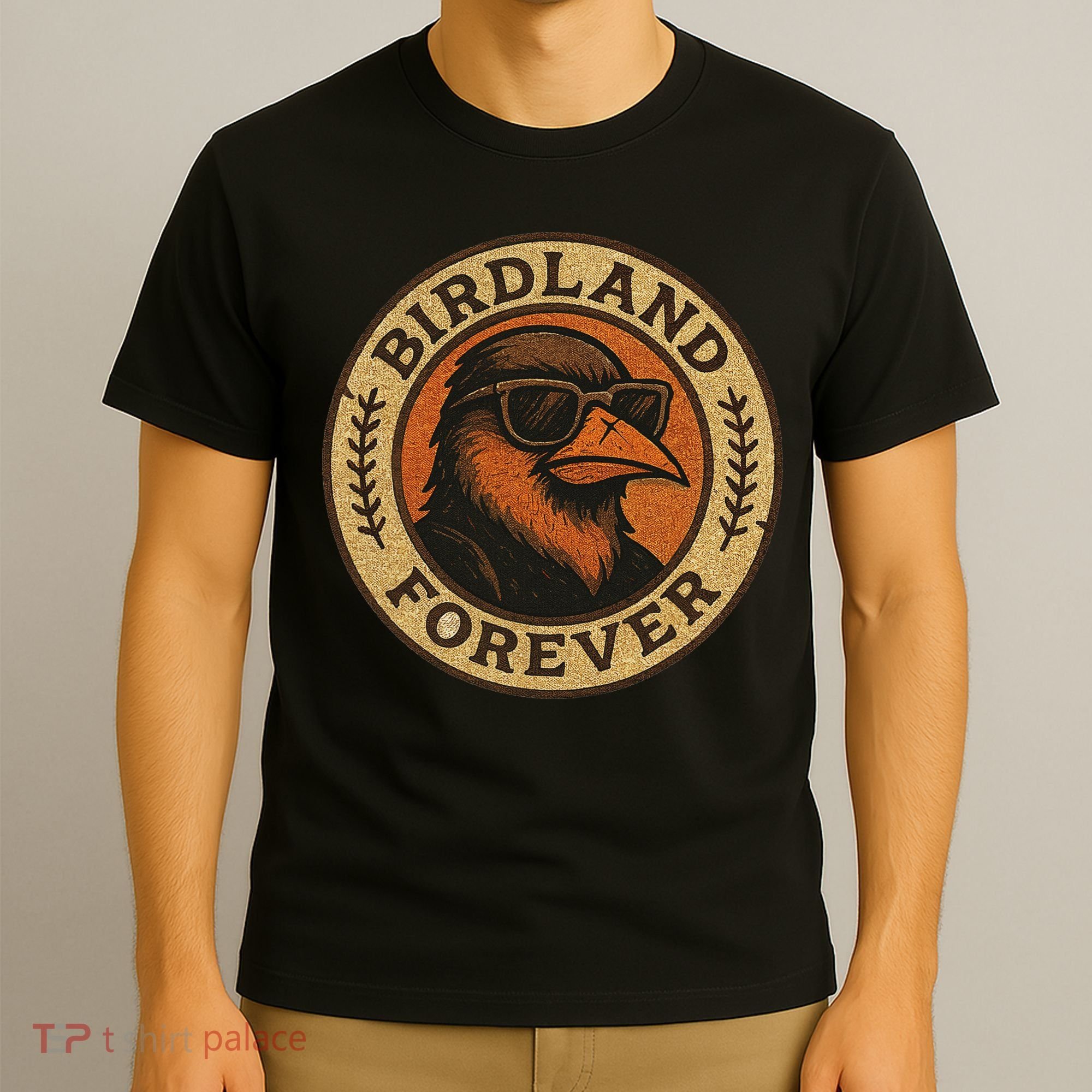 Birdland Forever Cool Retro Oriole Gift For Women T-Shirt