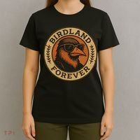 Birdland Forever Cool Retro Oriole Gift For Women T-Shirt thumb 4