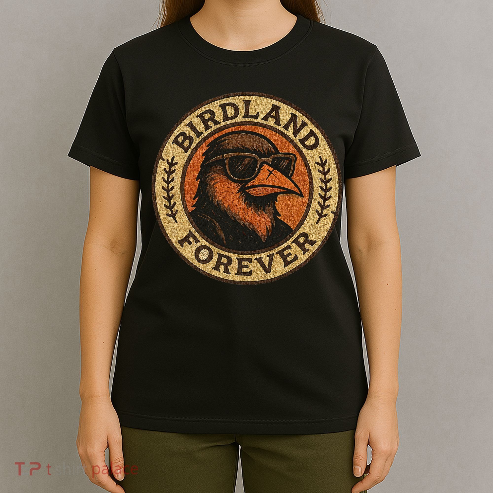 Birdland Forever Cool Retro Oriole Gift For Women T-Shirt