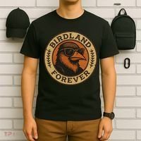Birdland Forever Cool Retro Oriole Gift For Women T-Shirt thumb 6