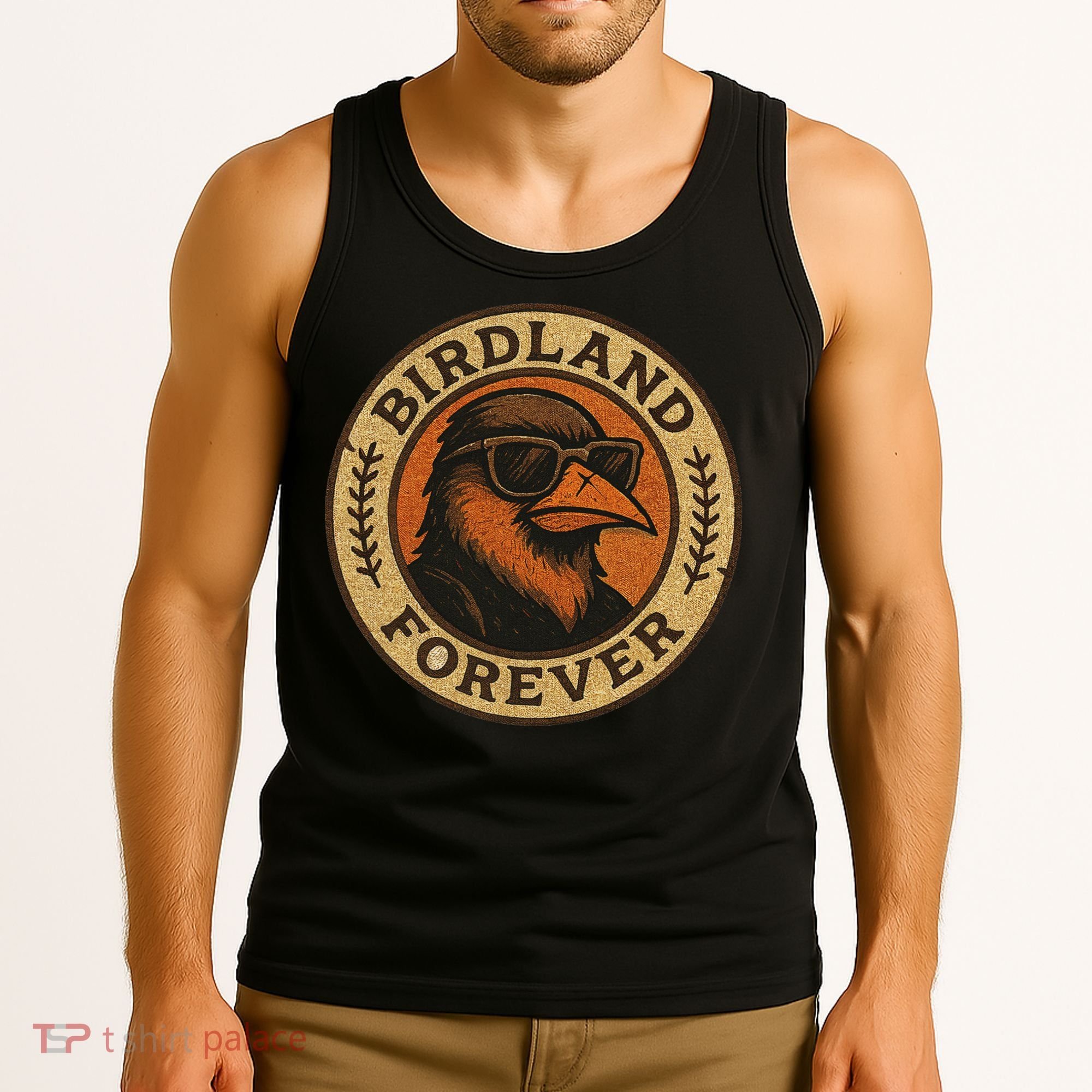 Birdland Forever Cool Retro Oriole Gift For Women Tank Top