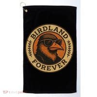 Birdland Forever Cool Retro Oriole Gift For Women Golf Towel thumb 0