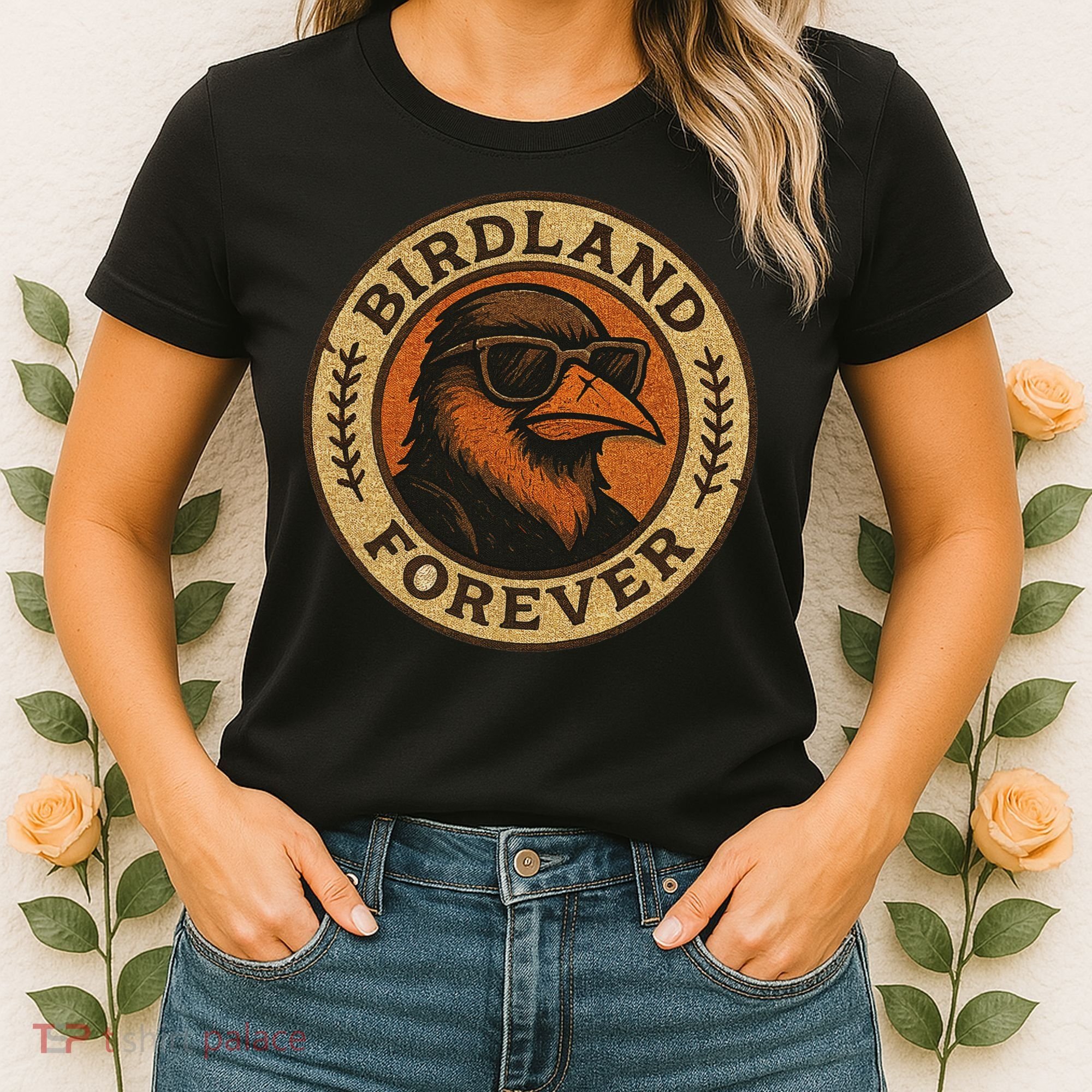 Birdland Forever Cool Retro Oriole Gift For Women Women's T-Shirt