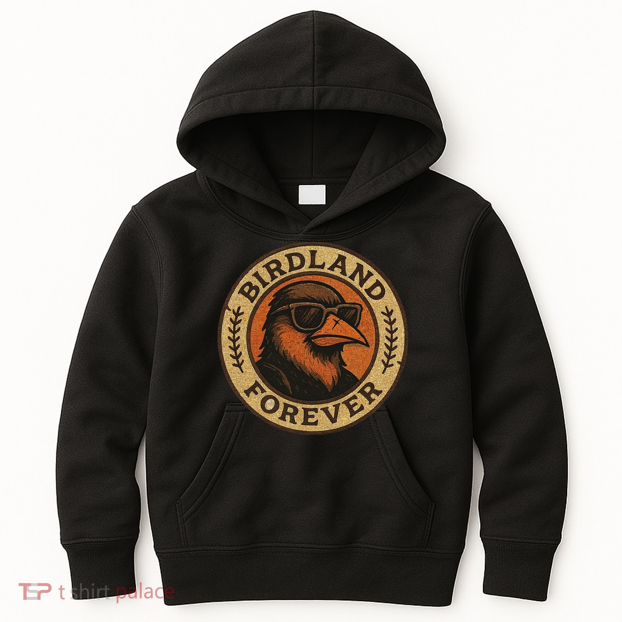 Birdland Forever Cool Retro Oriole Gift For Women Kids Hoodie