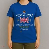 British Family Christmas Crew Union Jack Flag United Kingdom Cool Gift T-Shirt thumb 4