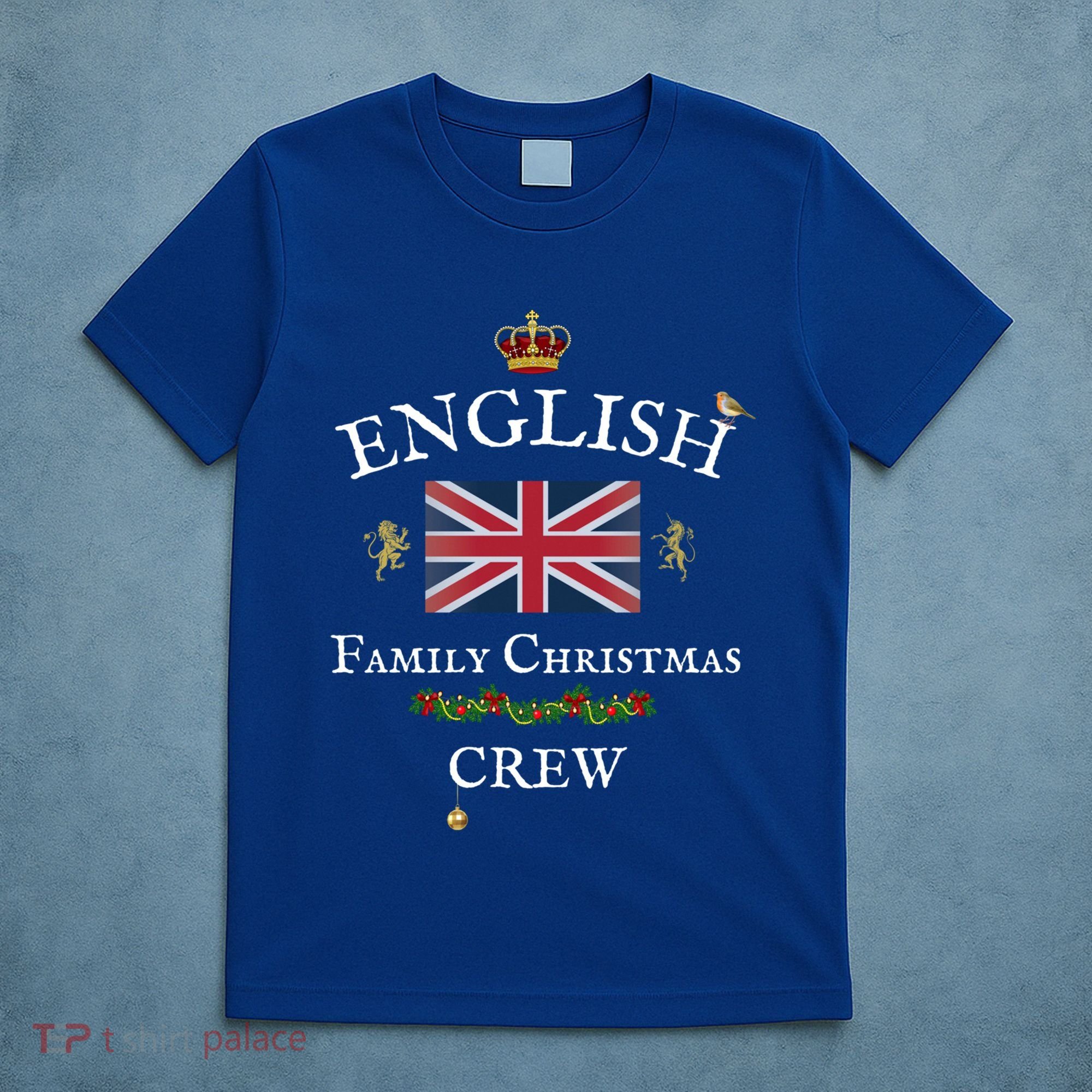 British Family Christmas Crew Union Jack Flag United Kingdom Cool Gift T-Shirt