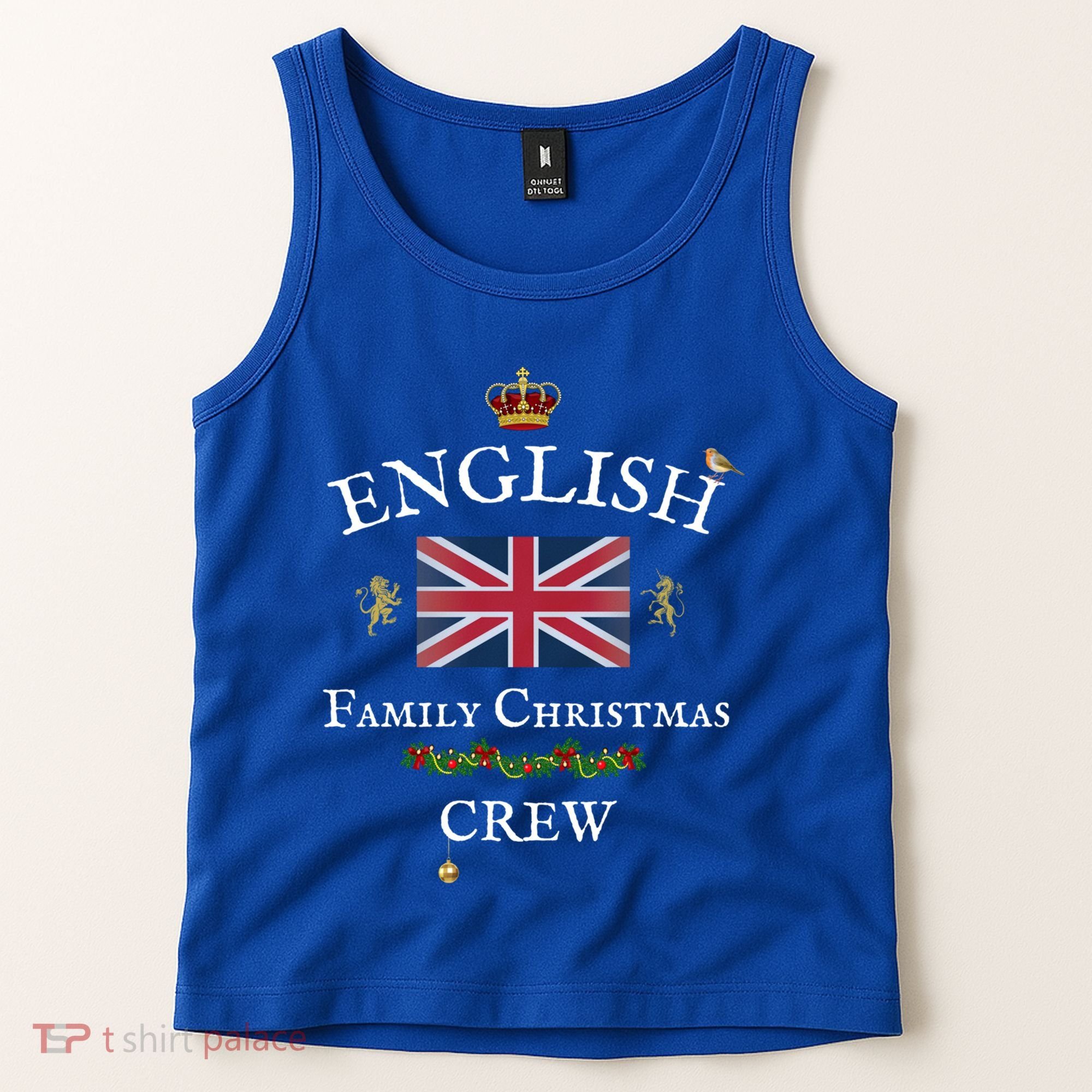 British Family Christmas Crew Union Jack Flag United Kingdom Cool Gift Tank Top