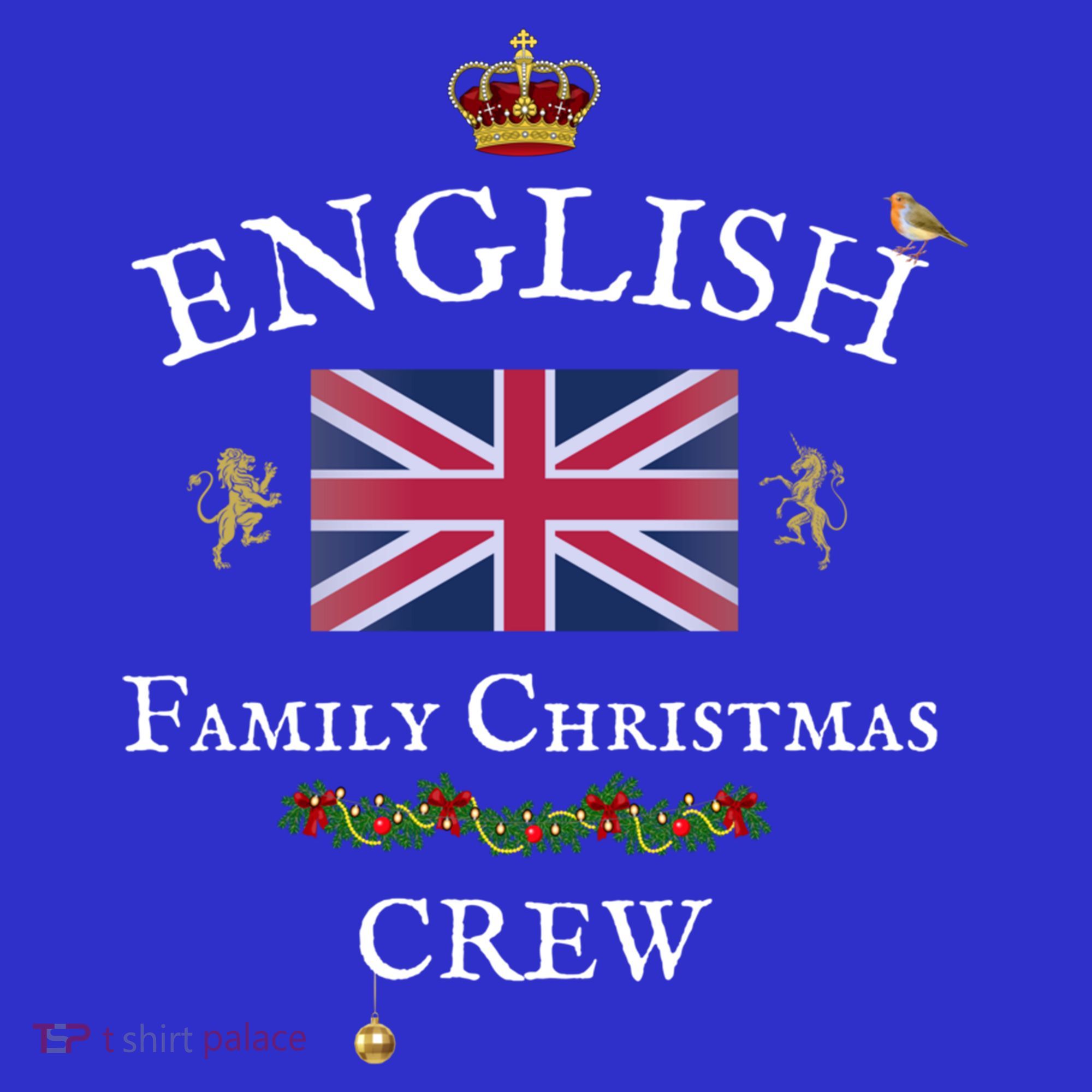 British Family Christmas Crew Union Jack Flag United Kingdom Cool Gift Women's T-Shirt