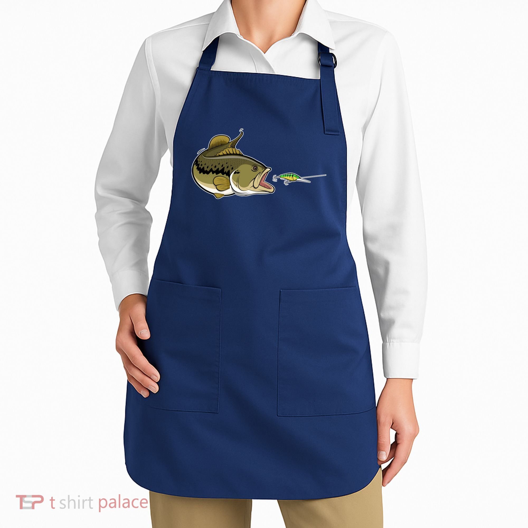 Bass Fish Chasing Lure Hook Fishing Fan Apron