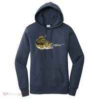 Bass Fish Chasing Lure Hook Fishing Fan Women's Hoodie thumb 0