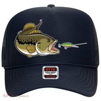 Bass Fish Chasing Lure Hook Fishing Fan Hat