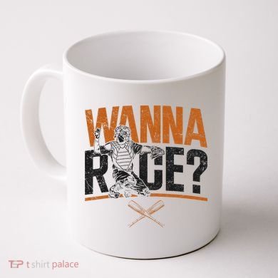 Baseball Fan Catcher Vintage Wanna Race Coffee Mug