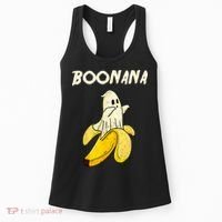 Boonana Funny Cute Banana Ghost Halloween Banana Lover Gifts Women's Tank Top thumb 0