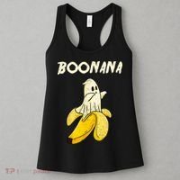 Boonana Funny Cute Banana Ghost Halloween Banana Lover Gifts Women's Tank Top thumb 3