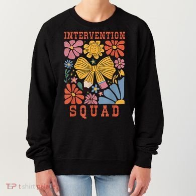 Boho Floral Coquette Intervention Squad Early Intervention Women's Sweatshirt