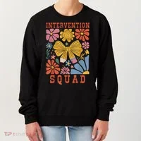 Boho Floral Coquette Intervention Squad Early Intervention Women's Sweatshirt thumb 0