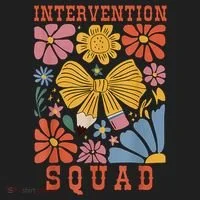 Boho Floral Coquette Intervention Squad Early Intervention Women's Sweatshirt thumb 2