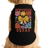 Boho Floral Coquette Intervention Squad Early Intervention Doggie Tank thumb 0