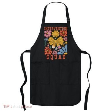 Boho Floral Coquette Intervention Squad Early Intervention Apron