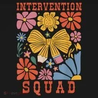Boho Floral Coquette Intervention Squad Early Intervention Bucket Hat thumb 4