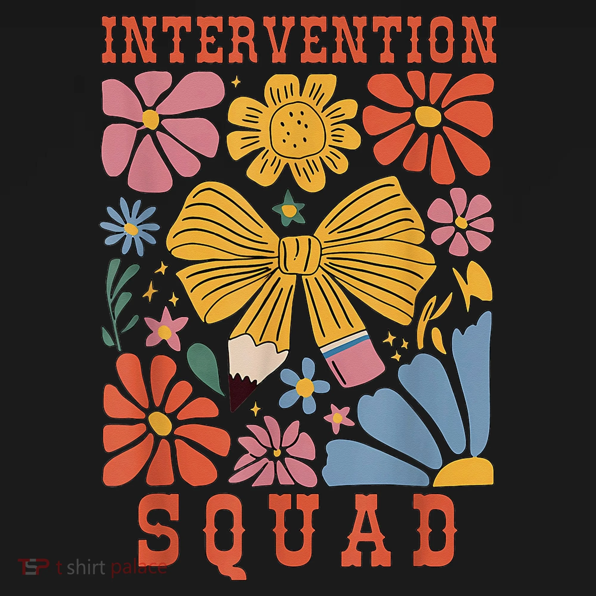 Boho Floral Coquette Intervention Squad Early Intervention Bucket Hat