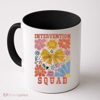 Boho Floral Coquette Intervention Squad Early Intervention Coffee Mug thumb 0